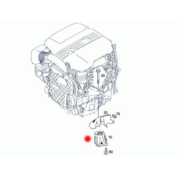 A2052405900 A2052406000 A205240300 Engine Mount For MERCEDES BENZ W205 S205