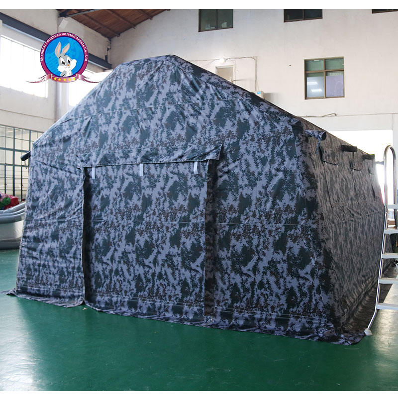Inflatable Medical Tent Custom Emergency Shelter Oxford Fabric Air Beam Structure Rescue Camp Field Treatment Layout and Outdoor Deployment Solution