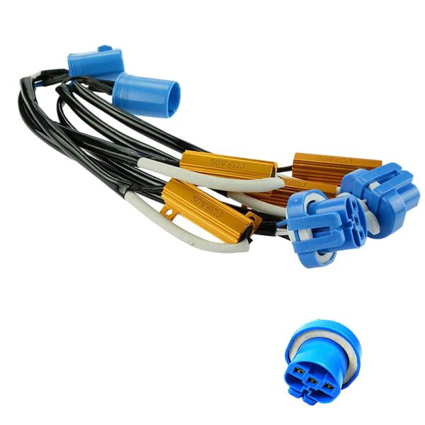 Chicotes de fios automotivos do fio de H4 H13 9007 9004 cabografam para o farol do diodo emissor de luz