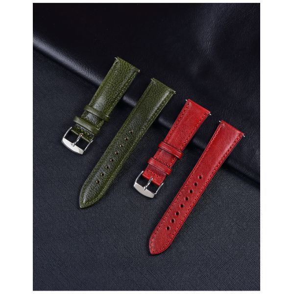Retro-style Patent Leather Watch Straps-OEM