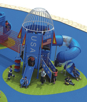 Customiezed Commercial Children Playground Equipment For Preschool