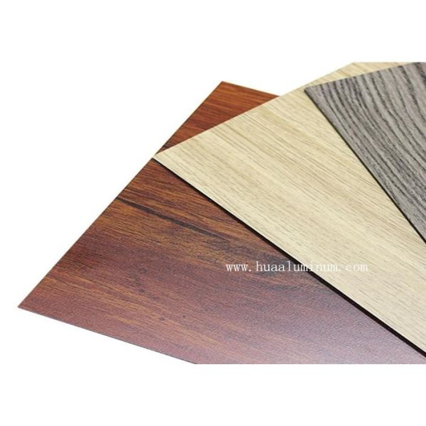 1500*3050mm Wood Texture Aluminum Composite Panel , Antibacterial 4mm Composite Panel