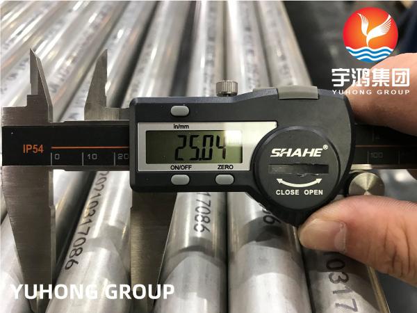 ASME SB622 N06022 Tubos sem costura de aço de liga de níquel Hastelloy C22