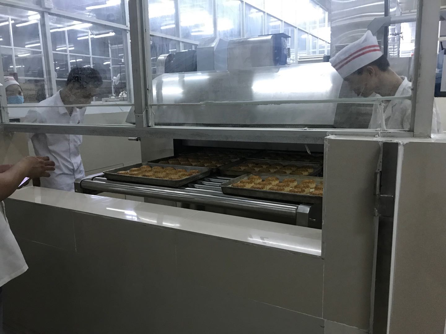 Линия производства продуктов питания оборудование печи тоннеля для тоста торта хлеба хлебца печенья