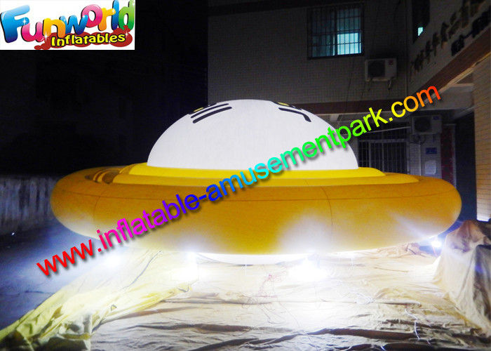 Воздушный шар гелия UFO Inflatables рекламы с украшением освещения СИД