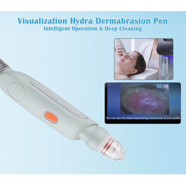 2024 Newest Visual Blackhead Removal Acne Removal Deep Facial Cleansing Skin Scrubber Hydra Beauty Machine