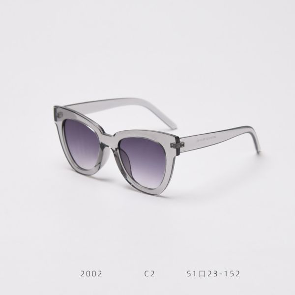 Trendy Fashion BSCI Women Cat Eye Sunglasses 147MM Leopard Frame