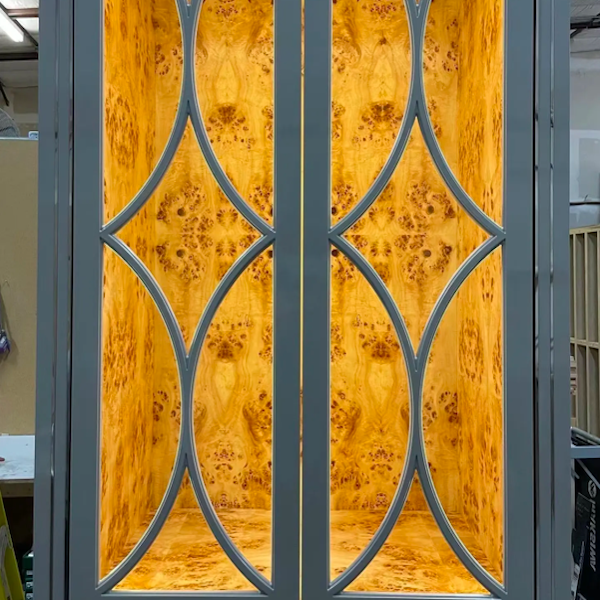 Естественная Mappa Burl Wood Veneer толщина 0,6 мм с фенолическим клеем