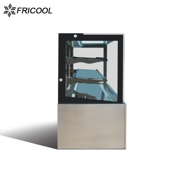 10 CU.FT Square Refrigerated Bakery Display Case Pastry Case 3 Shelves
