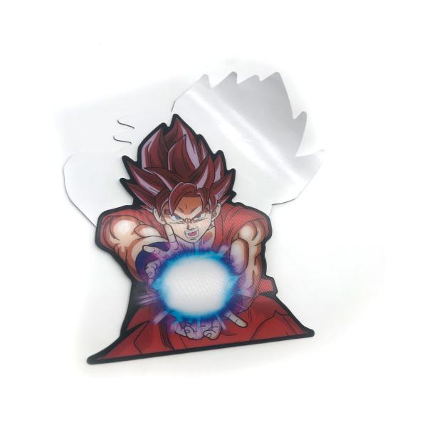 Hologram 3d Lenticular Wall Car Sticker Custom Cute 3d Anime Motion Stickers With Logo Waterproof Wallpaper Sticker