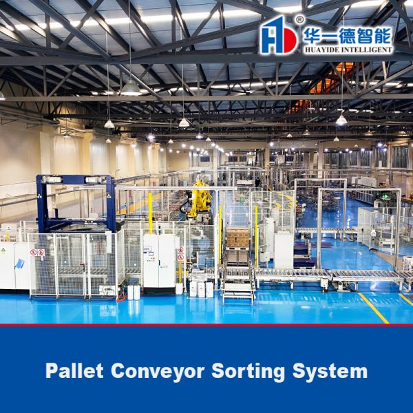Pallet Conveyor Sorting System For ASRS Automatic Storage And Retrieval System And Warehouse Storage Rack