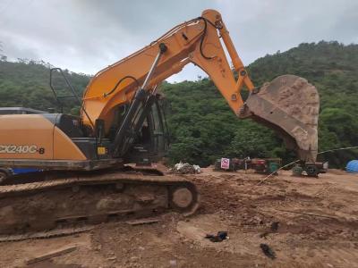 Bens materiais curtos amarelos de Tunnel Boom Q355B da máquina escavadora CX210