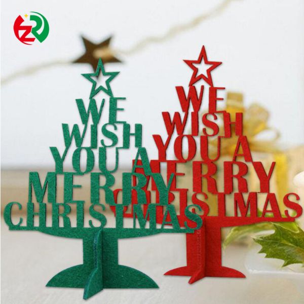 Felt Handmade Christmas Hat Mini Christmas Ornaments For Decoration