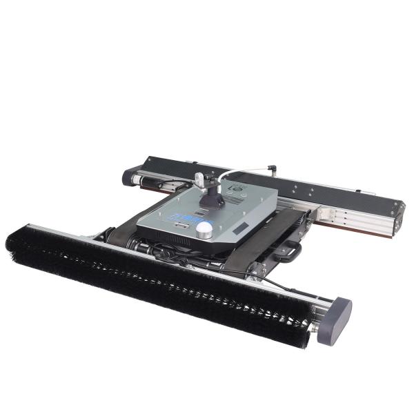 Solar Panel Cleaning Device with Ai Navigation System and Cold Water Cleaning Process