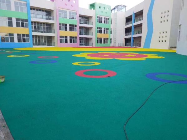 Customized Playround Sports Rubber Floor For Kindergarten School