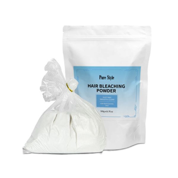 500ml Blue Hair Bleaching Powder Mix At 1:2 Ratio Dust Free OEM Available Factory Wholesale