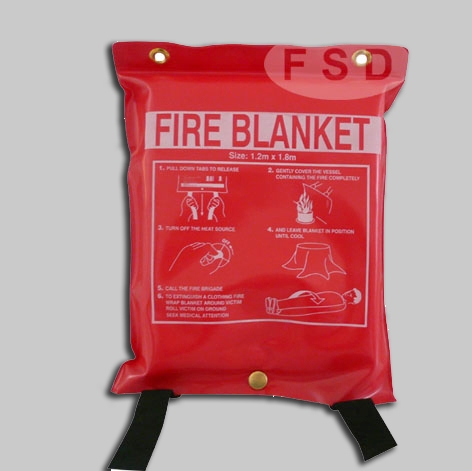 1.2m*1.5m Glassfiber Fire Blanket Fire fighting blanket