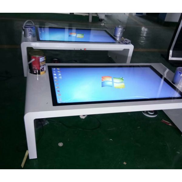 43 inch coffee touch table can play table games/PCAP touch/interactive touch screen touch table