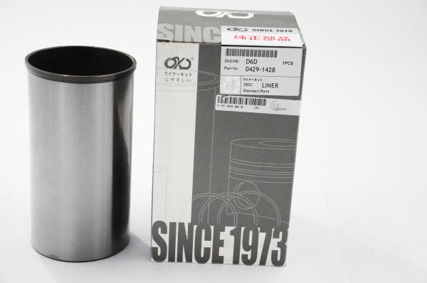 Excavator Diesel Engine Spare Parts D6D Cylindrical Liners For Volvo Engine