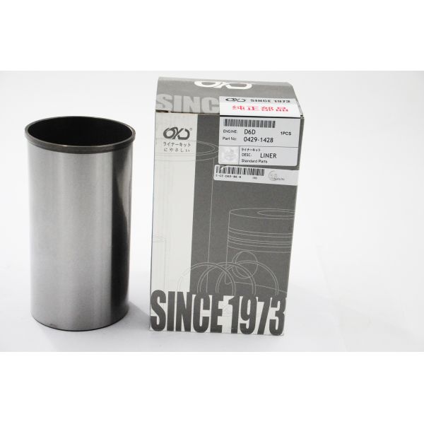 Excavator Diesel Engine Spare Parts D6D Cylindrical Liners For Volvo Engine