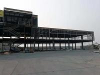 Armação de aço de Grey Paint Floor Decking Garage para a construção alta