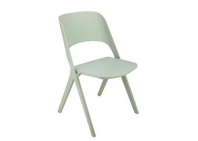 Scandinavian Coloured Plastic Dining Chairs Stackable Polypropylene Lounge Chairs