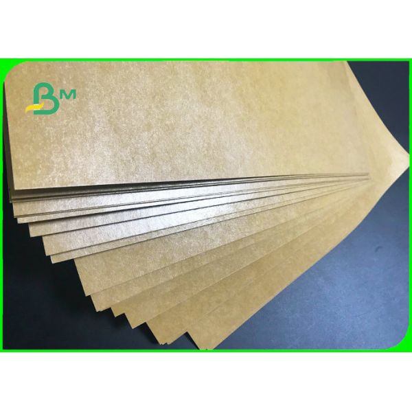 Biodegradable 300gsm + 15g PE Film Kraft Board For Food Packaging