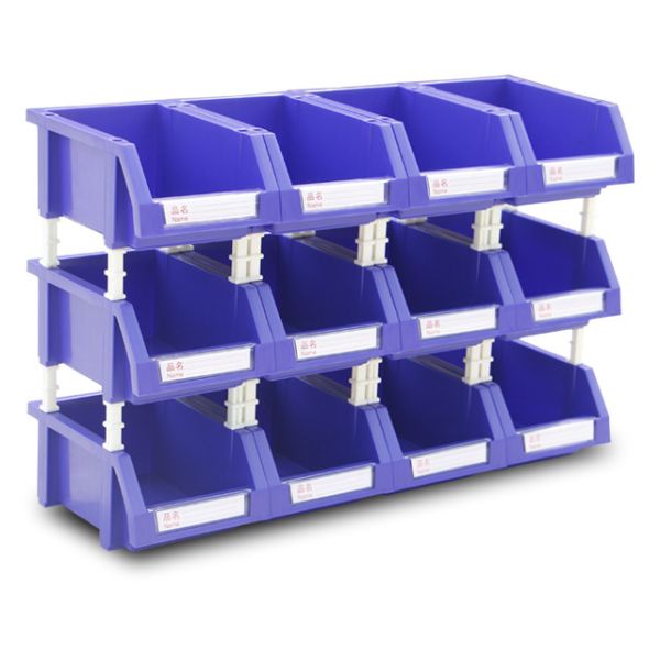 Popular Large Warehouse Garage Tool Storage Picking Stackable Plastic Storage Part Bins