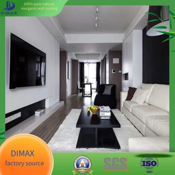 Stay and Brush Inorganic Mineral Wall Coating for Eco Friendly Anti Mildew Protection