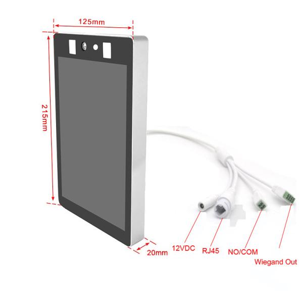 High Accuracy Face Recognition Thermometer 1080P Tablet Network IP Infrared Thermal Camera