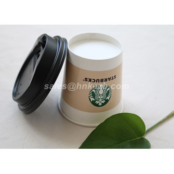 Personalized Custom Print Yogurt Cups , Paper Ice Cream Containers With Lids 16oz