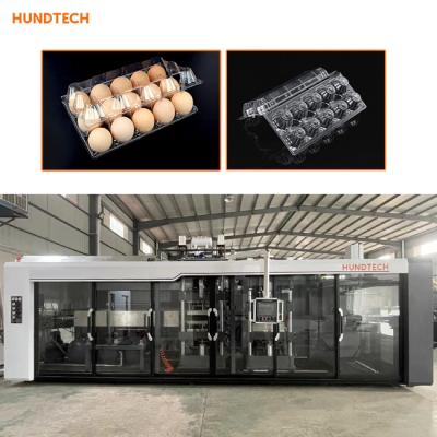 Ovo plástico claro Tray Forming Machine do picosegundo 12X2.7X2.4m Eco amigável
