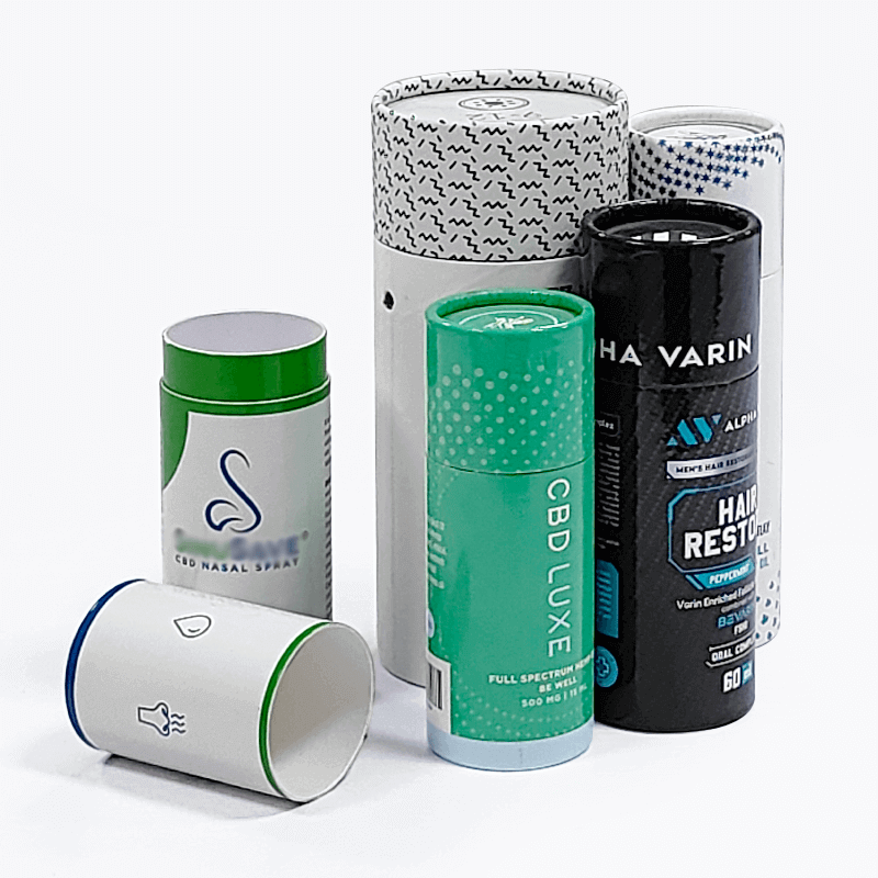 Мэт / глянцевая ламинированная трубка упаковка коробка для роскошных очков солнцезащитных очков упаковка