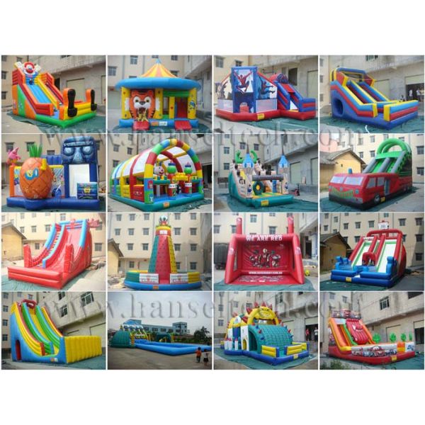 Hansel 2017 hot selling PVC outdoor play area inflatable palm tree