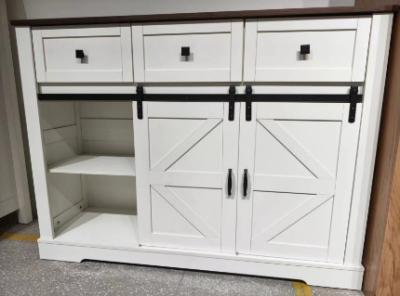 Fashion Design White Storage Sideboard with Two Doors and Three Drawers