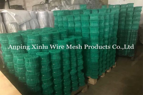 19Gauge Yellow Red Blue PVC CoatedColoured Double Loop Bar Wire Tie for Bundling with 20% Elongation Rate