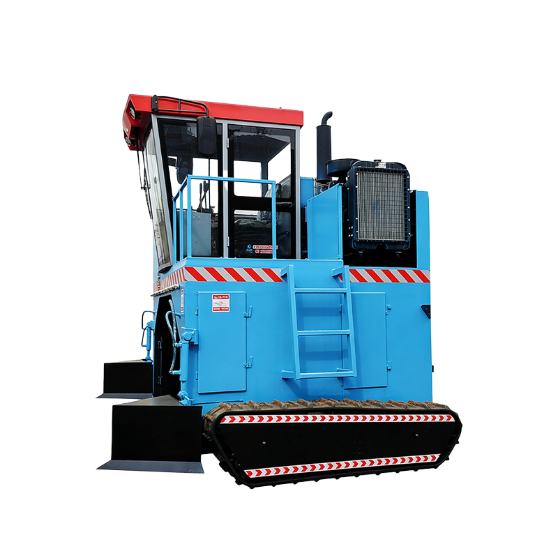 Smart Aeration Compost Row Turner Fermentation Equipment Compact Mobile Design