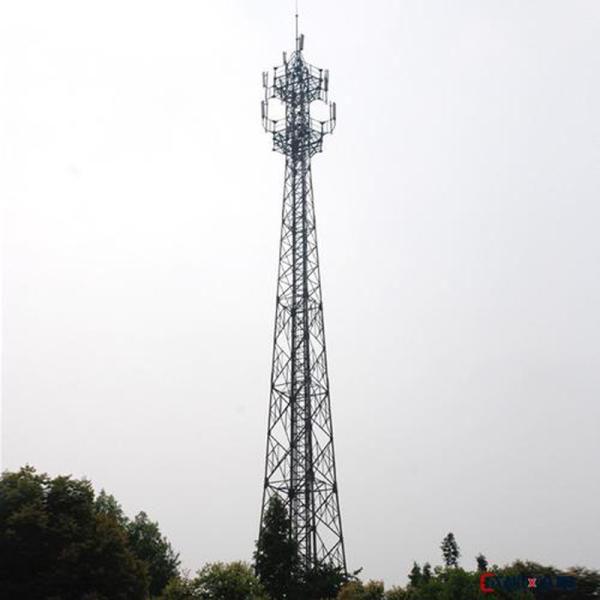 Mastro da antena de Q235 G/M autossuficiente com certificado do Iso