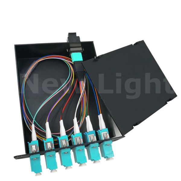 1U Fiber Optic Distribution Frame with 144 Cores Max Capacity and Stainless Steel Material for FTTH/FTTB/FTTX Networks