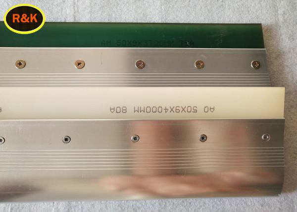 86 mm ×1.0 mm Screen Printing Squeegees Materials Aluminum Handle Squeegee Green Color