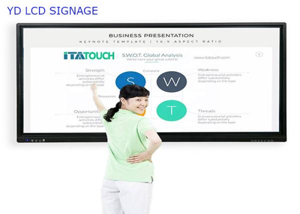 Interactive Board 450cd/m2 1920*1080 LCD Digital Signage
