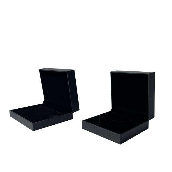 Custom PU leather Packaging Box for Ring Earring Pendant Necklace Bangle Bracelet Jewelry Watch Gift