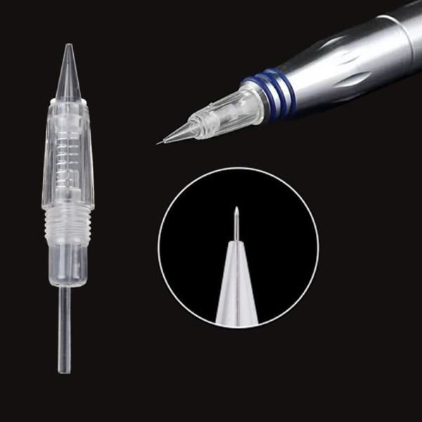 Da agulha plástica da máquina da tatuagem da categoria médica 0.40mm 5R 3R agulha permanente da composição