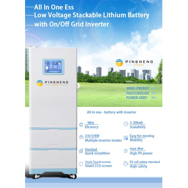 Wholesale Price Solar 48v 5120wh 10kwh ess All in One Stackable Lithium Battery  Includes Inverter Home Energy Storage System