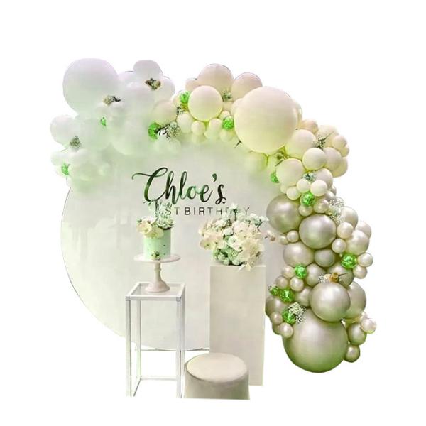 ROHS Acrylic Display Stands Wedding Backdrop Drape Decoration Materials Flower Wall