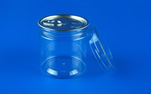 Reusable Clear Plastic Jars High Durability Cylindrical Shape 73MM Caliber