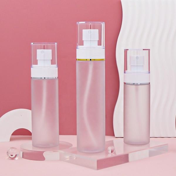 Empty Cosmetic Spray Bottles 100ml 120ml 150ml For Skincare Cosmetics Screw Up Bottle