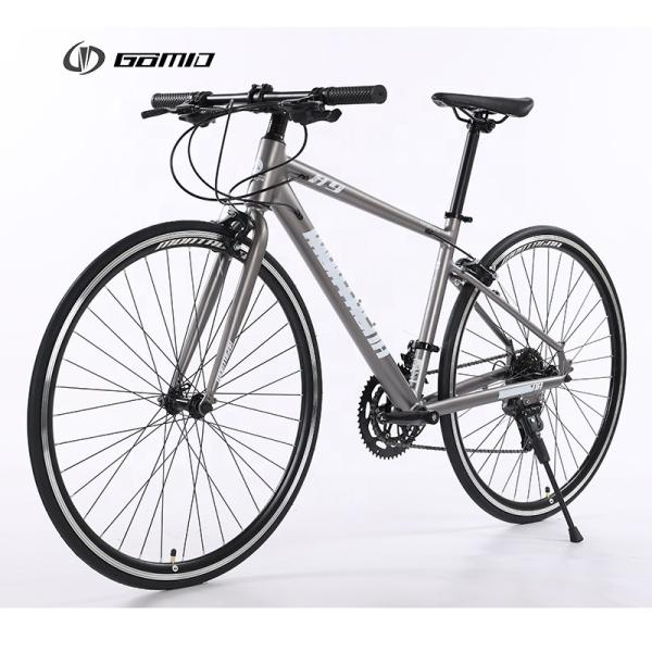 GOMID Custom Bicycle Hybrid Road Bike Alloy Racing 700c Roadbike Simulated Carbon Fiber Gear Cycle