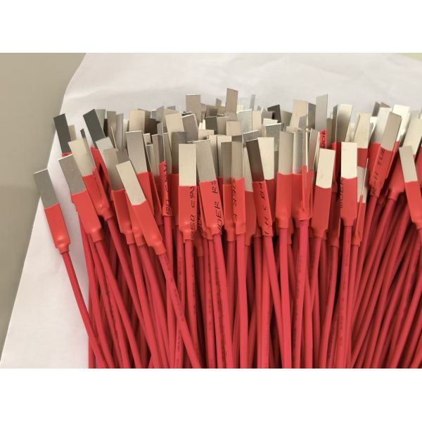 Custom Wire Harness Assembly | UL1015 Red and Black Lithium-ion Battery Tab Wire Harness | 600V High Temp Wire | UL Certified China Factory