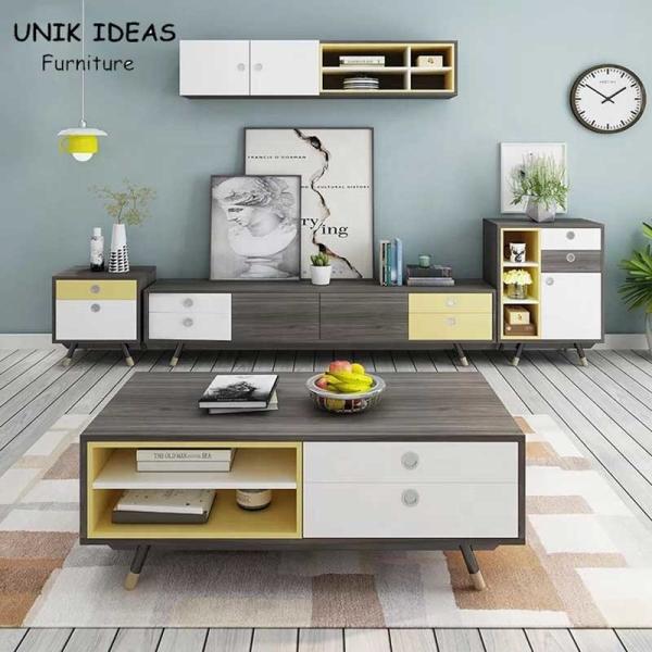 Luxury Small Wooden Center Tables Anti Scratch Office / Living Room Furniture